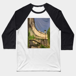 Edinburgh, Sundrenched Crescent Baseball T-Shirt